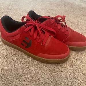 Red Etnies-worn once